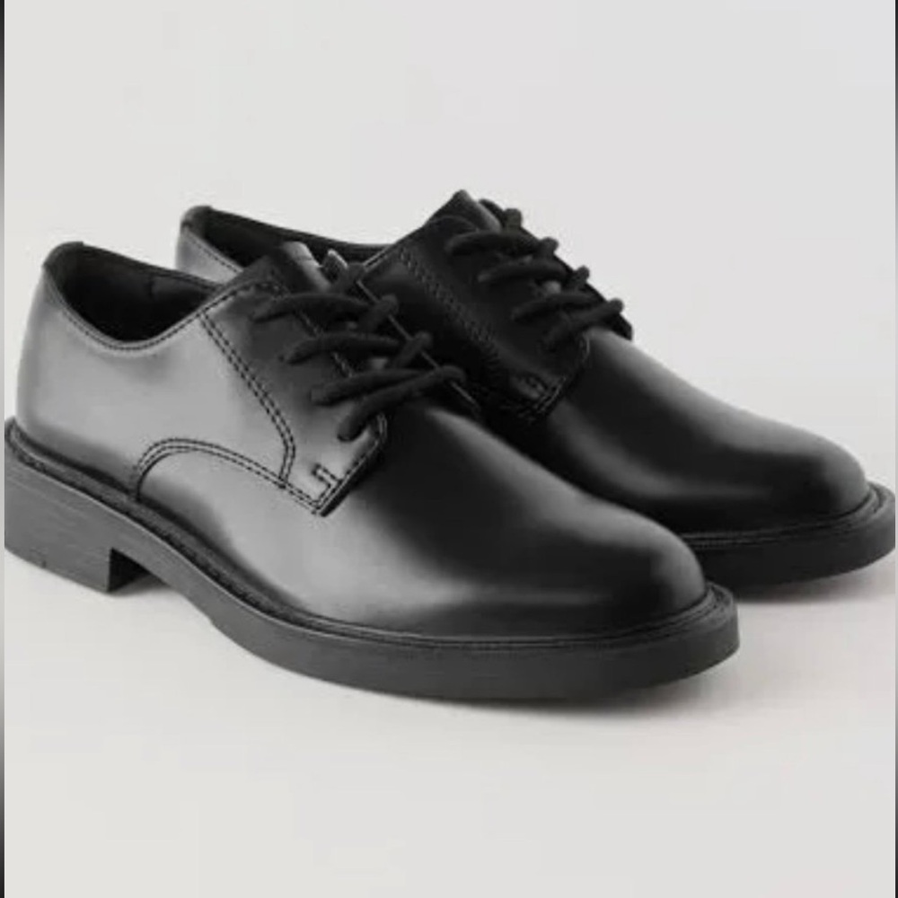 Zara Kids Black Dress Shoes